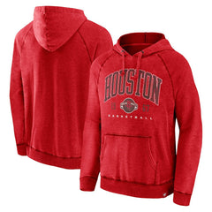 Houston Rockets Foul Trouble Snow Wash Raglan Pullover Hoodie sale - Heather Red sale
