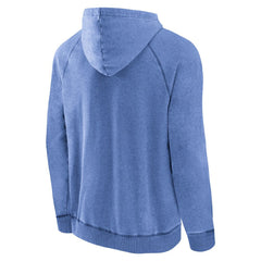 Dallas Mavericks Foul Trouble Snow Wash Raglan Pullover Hoodie sale - Heather Blue outlet