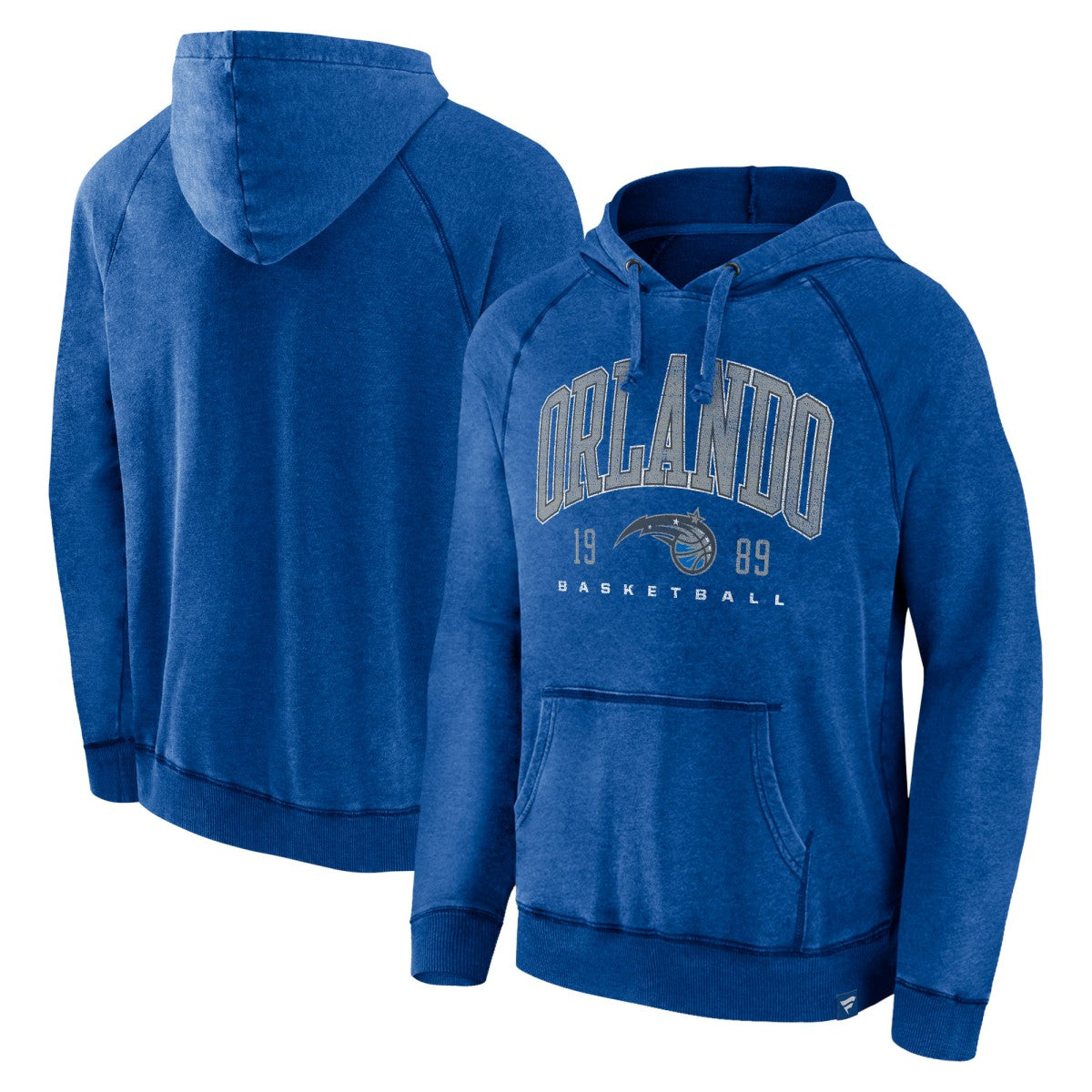 Orlando Magic Foul Trouble Snow Wash Raglan Pullover Hoodie - Heather Blue shop