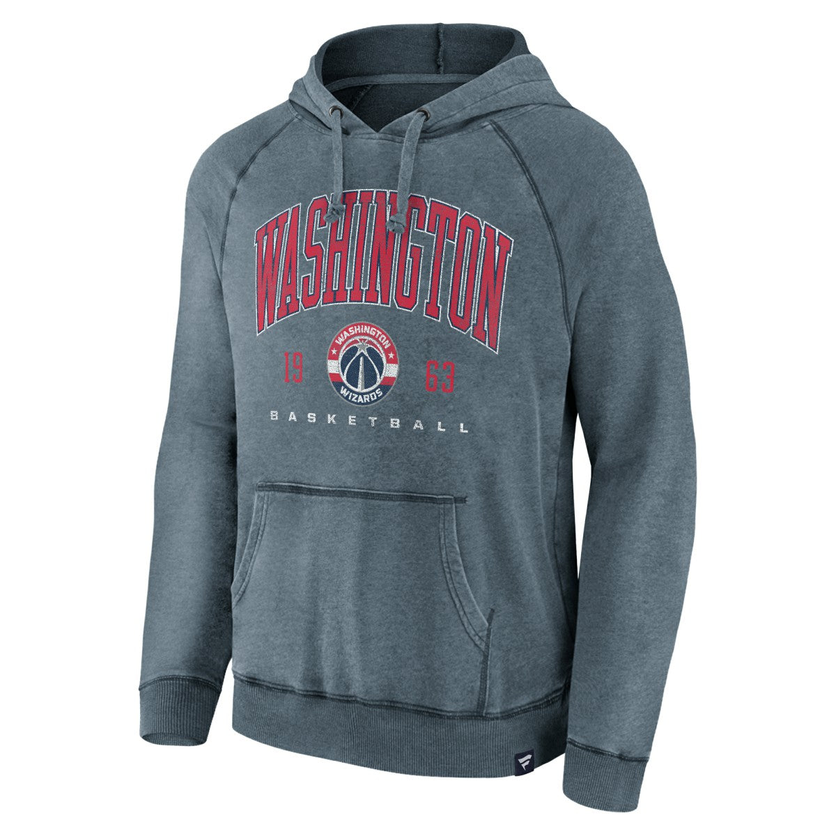 Washington Wizards Foul Trouble Snow Wash Raglan Pullover Hoodie - Heather Navy online