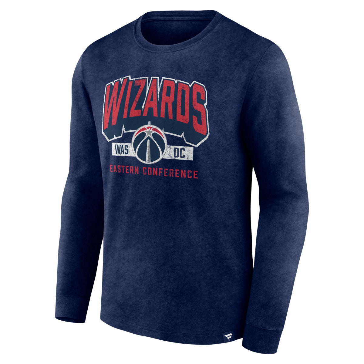 Washington Wizards Front Court Press Snow Wash Long Sleeve T-Shirt - Heather Navy shop