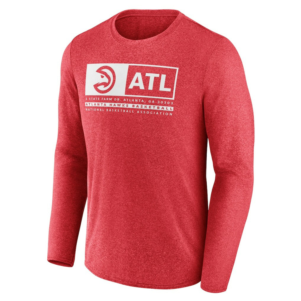 Atlanta Hawks Three-Point Play T-Shirt - Heather Red sale
