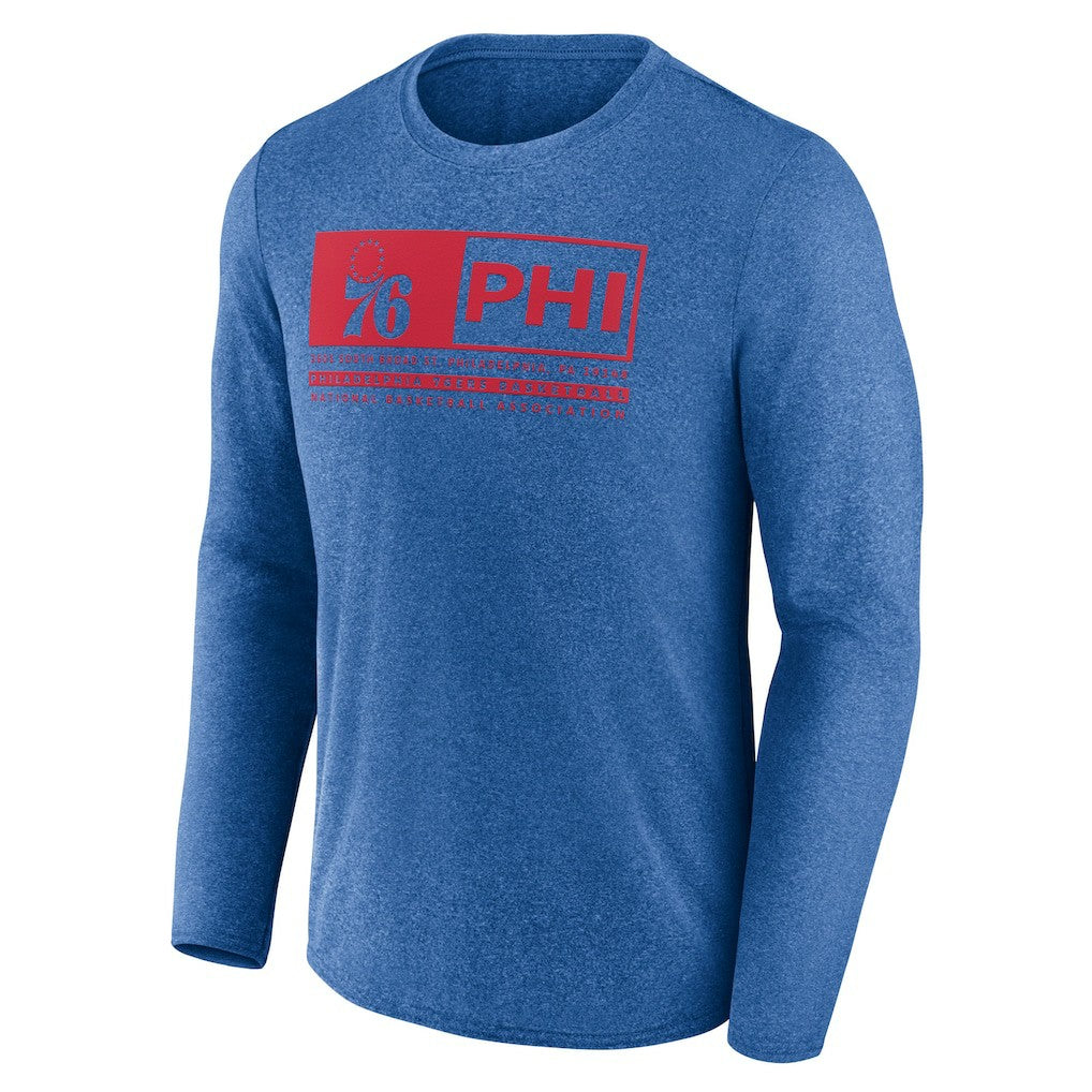 Philadelphia 76ers Three-Point Play T-Shirt - Heather Royal sale