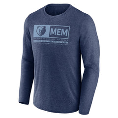 Memphis Grizzlies Three-Point Play T-Shirt - Heather Navy outlet