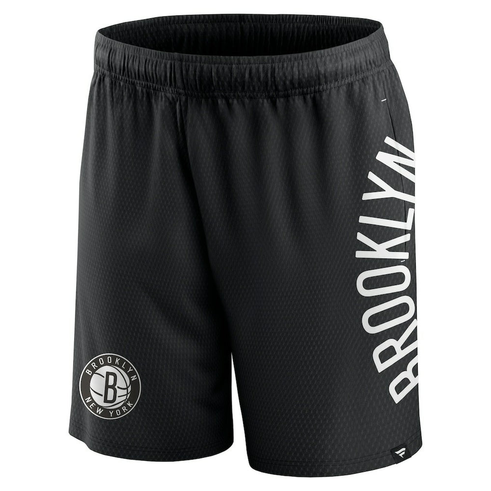 Brooklyn Nets Post Up Mesh Shorts - Black sale