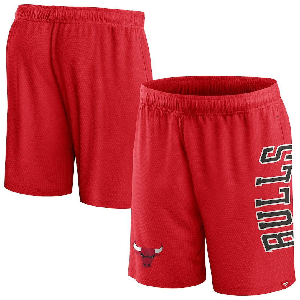 Chicago Bulls Post Up Mesh Shorts - Red on sale