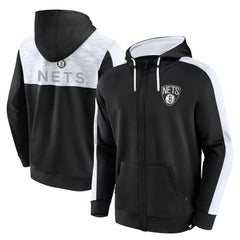 Brooklyn Nets Rainbow Shot Full-Zip Hoodie - Black online