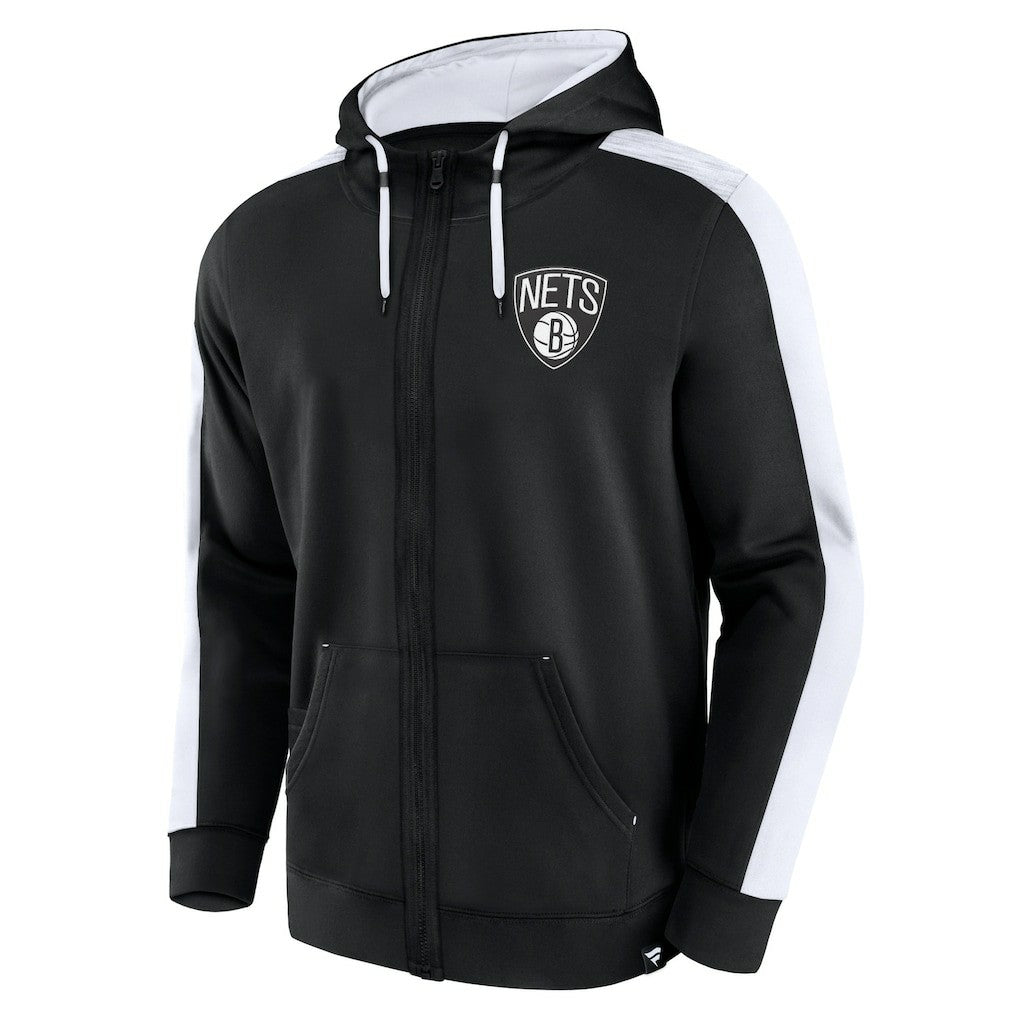 Brooklyn Nets Rainbow Shot Full-Zip Hoodie - Black online