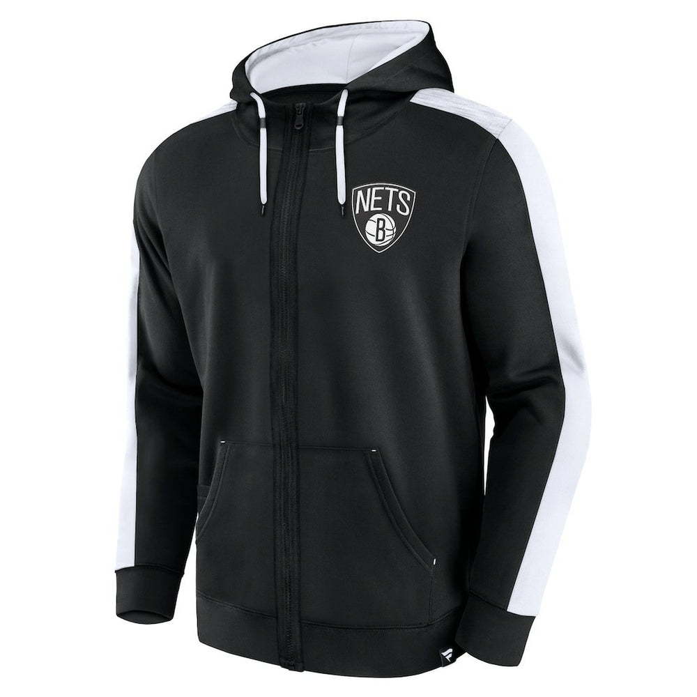 Brooklyn Nets Rainbow Shot Full-Zip Hoodie - Black online