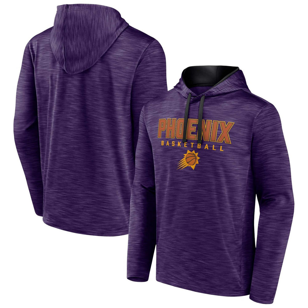 Phoenix Suns Fast Break Pullover Hoodie - Heather Purple cheap