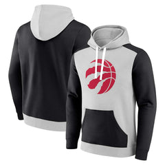 Toronto Raptors Arctic Colorblock Pullover Hoodie - Gray/Black cheap