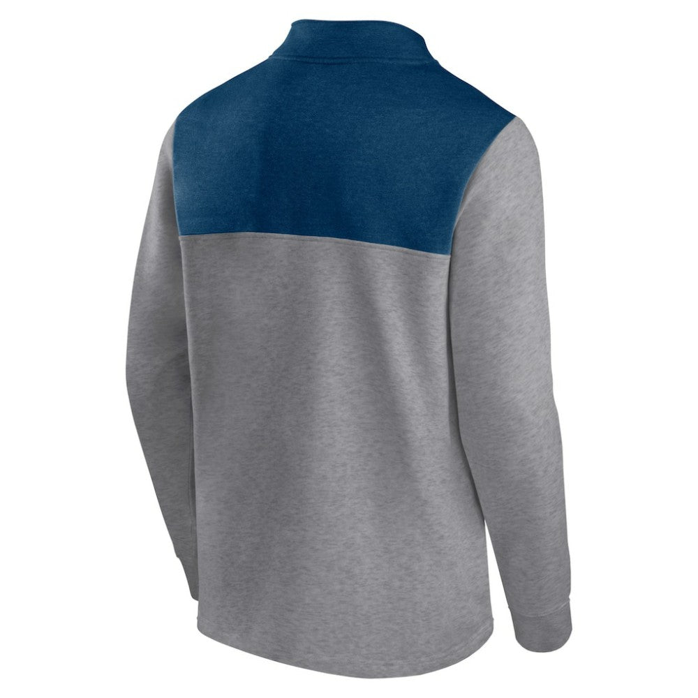 Seattle Kraken Fanatics Launch It Quarter-Zip Jacket - Heather Gray Jackets