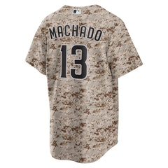 Manny Machado San Diego Padres USMC Alternate Replica Player Jersey Camo