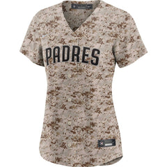 Manny Machado San Diego Padres Women's USMC Alternate Replica Player Jersey Camo