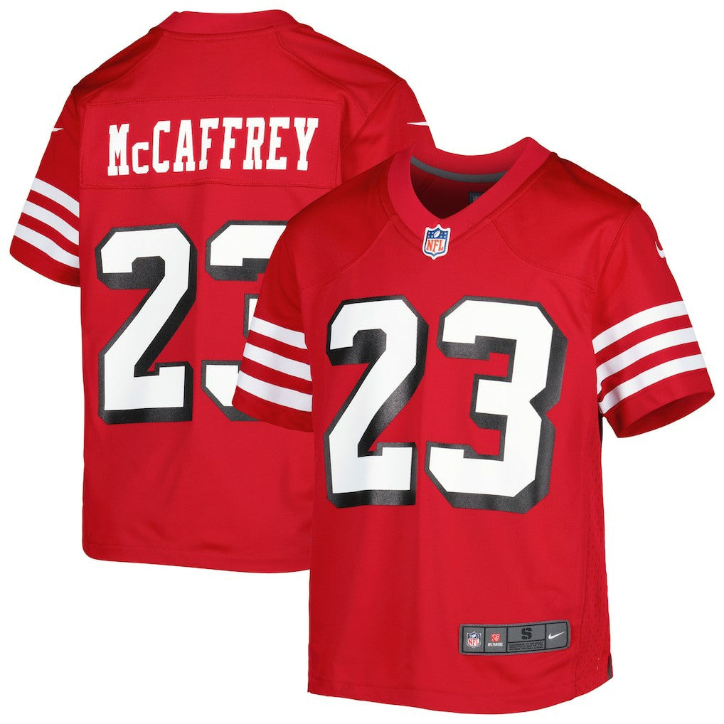 Christian McCaffrey San Francisco 49ers Youth Game Jersey - Scarlet on sale