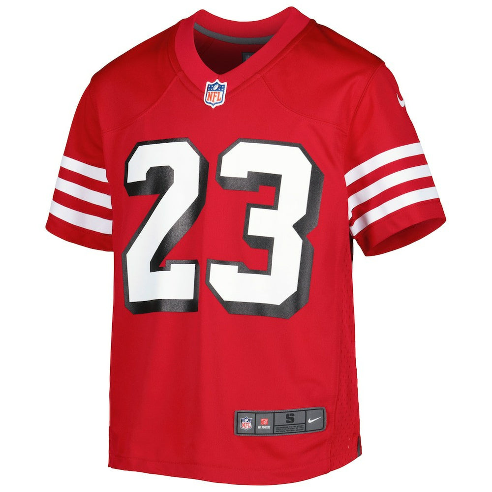 Christian McCaffrey San Francisco 49ers Youth Game Jersey - Scarlet on sale