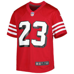 Christian McCaffrey San Francisco 49ers Youth Game Jersey - Scarlet on sale