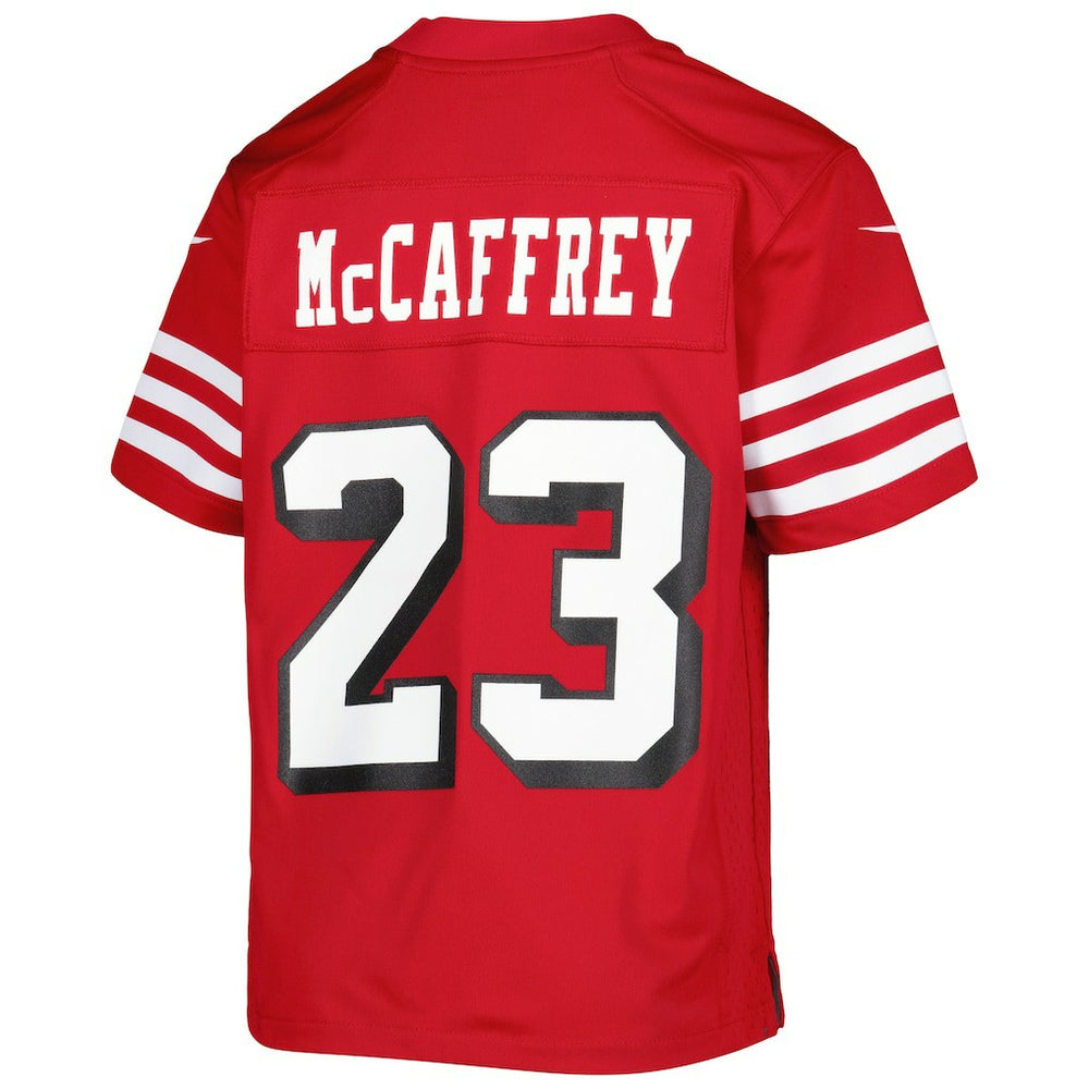 Christian McCaffrey San Francisco 49ers Youth Game Jersey - Scarlet on sale