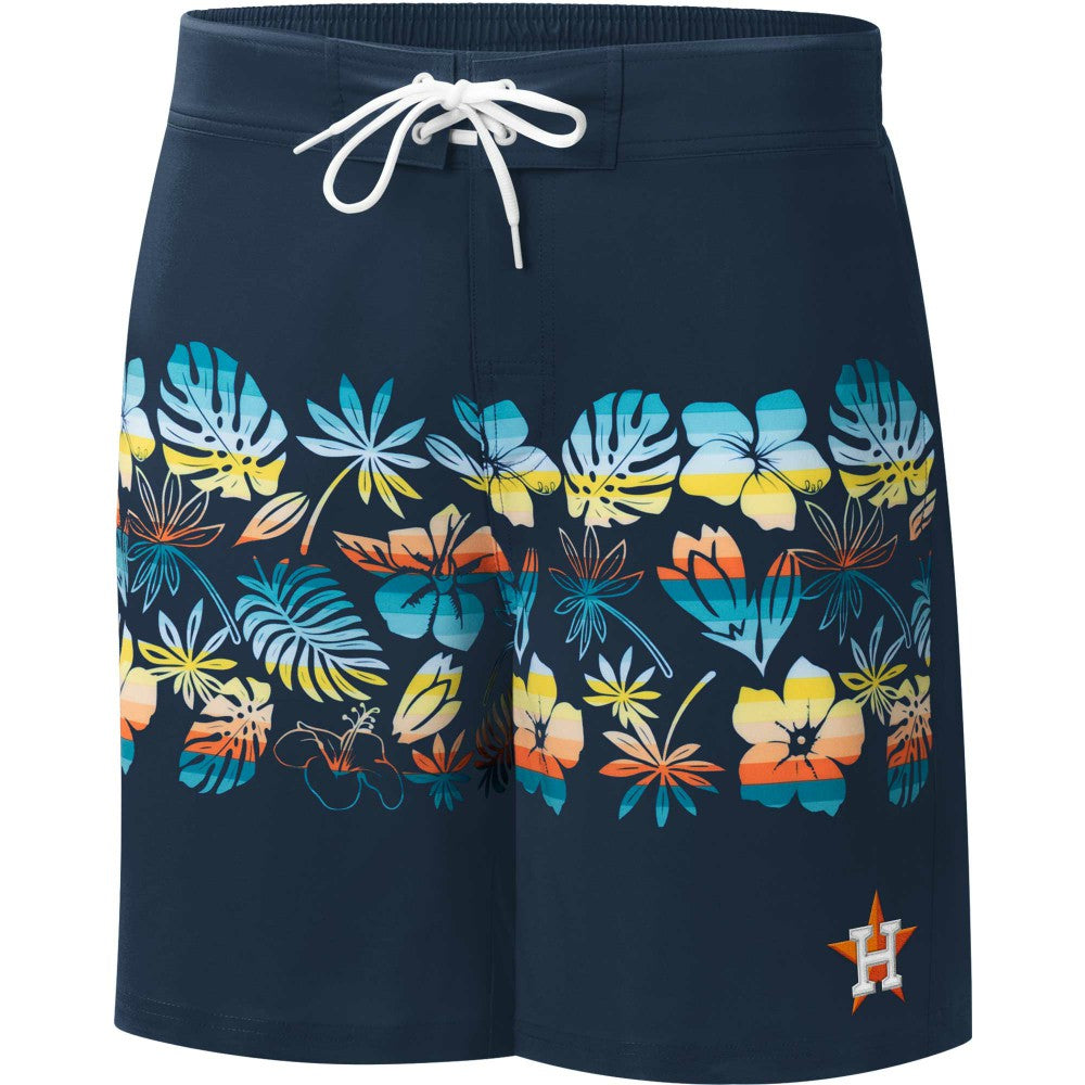 Houston Astros G-III Sports by Carl Banks Breeze Volley Swim Shorts Navy
