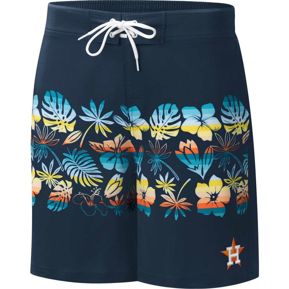 Houston Astros G-III Sports by Carl Banks Breeze Volley Swim Shorts Navy