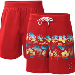 Boston Red Sox G-III Sports by Carl Banks Breeze Volley Swim Shorts Red