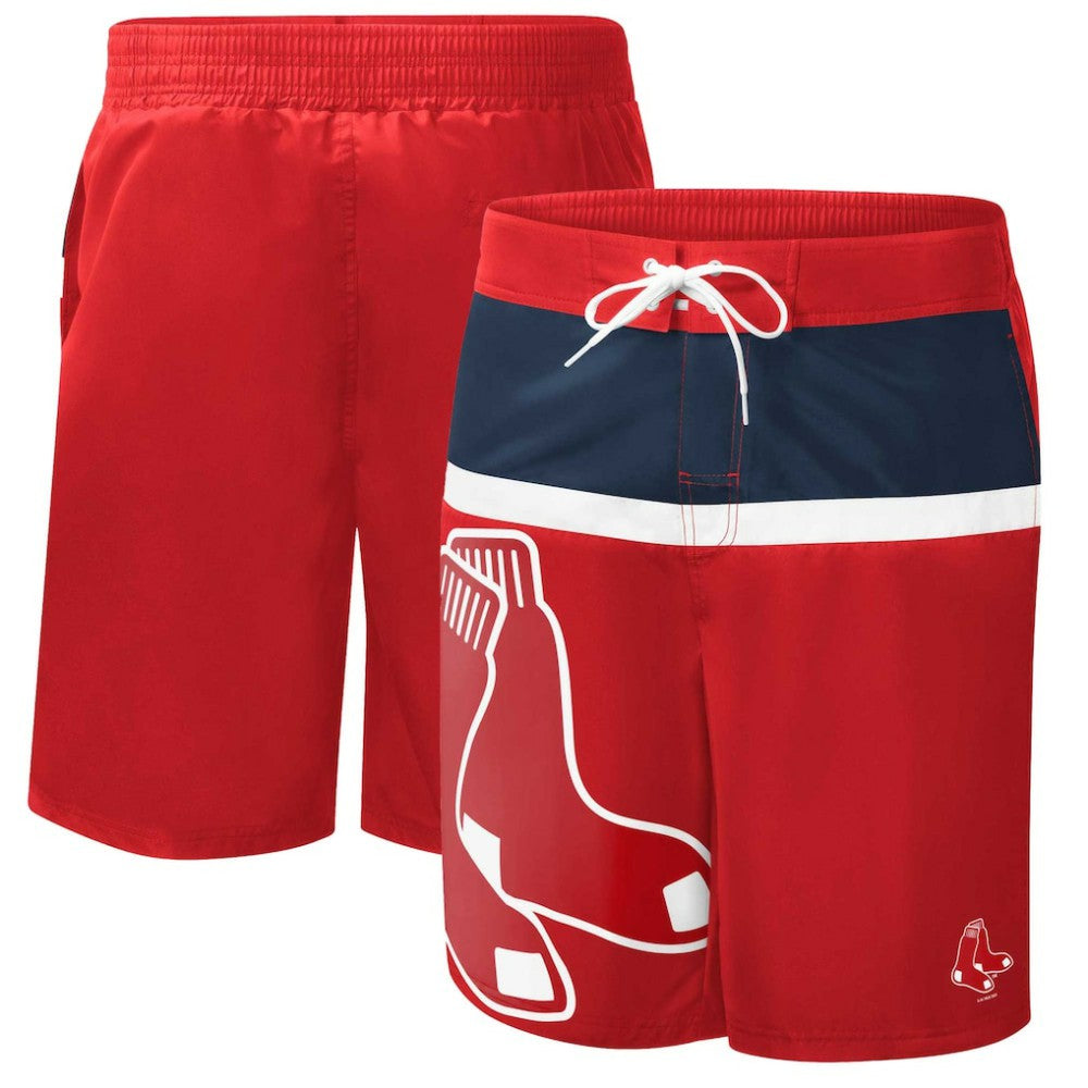 Boston Red Sox G-III Sports by Carl Banks Sea Wind Swim Shorts Red
