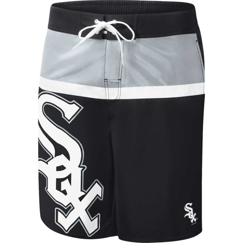 Chicago White Sox G-III Sports by Carl Banks Sea Wind Swim Shorts Black
