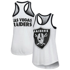 Las Vegas Raiders G-III 4Her by Carl Banks Women's Tater Tank Top - White outlet