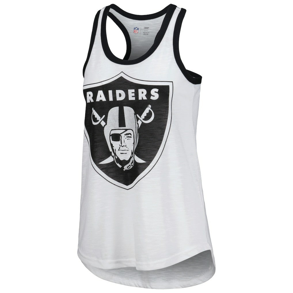 Las Vegas Raiders G-III 4Her by Carl Banks Women's Tater Tank Top - White outlet