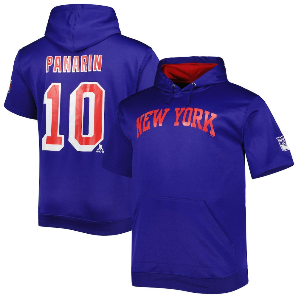 Artemi Panarin New York Rangers Fanatics Big & Tall Name & Number Pullover Hoodie - Blue Hoodies