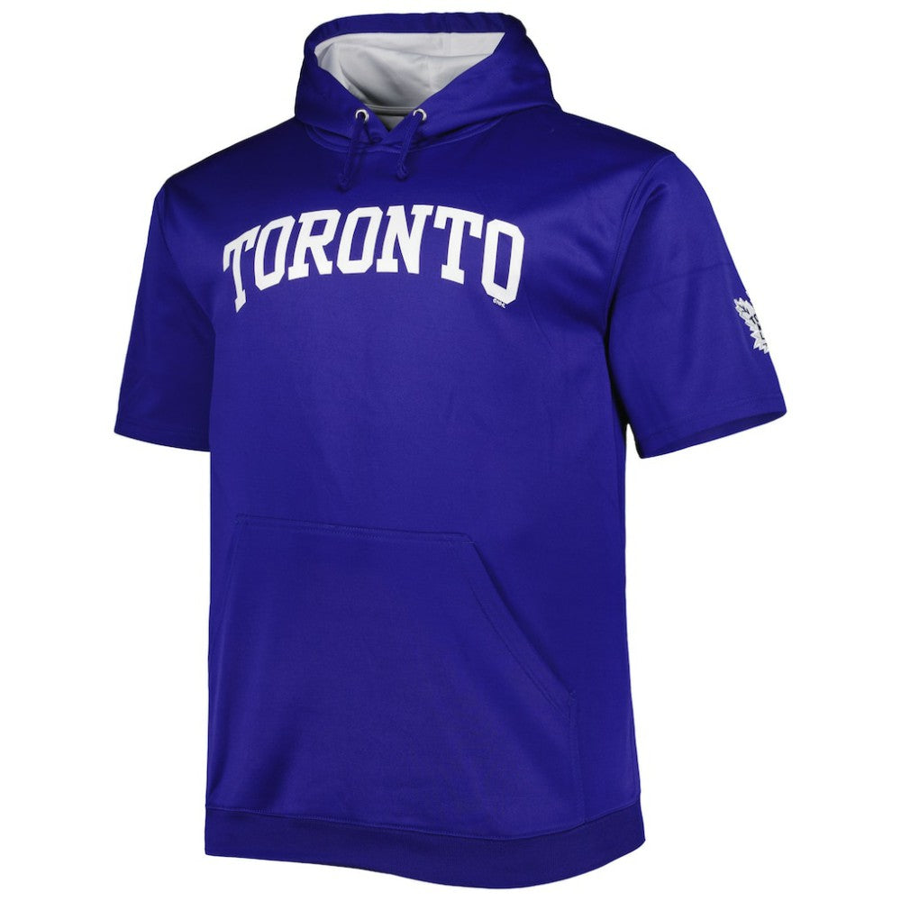 Auston Matthews Toronto Maple Leafs Fanatics Big & Tall Name & Number Pullover Hoodie - Blue Hoodies