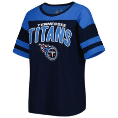 Tennessee Titans G-III 4Her by Carl Banks Women's Play the Ball T-Shirt - Navy/Light Blue for sale
