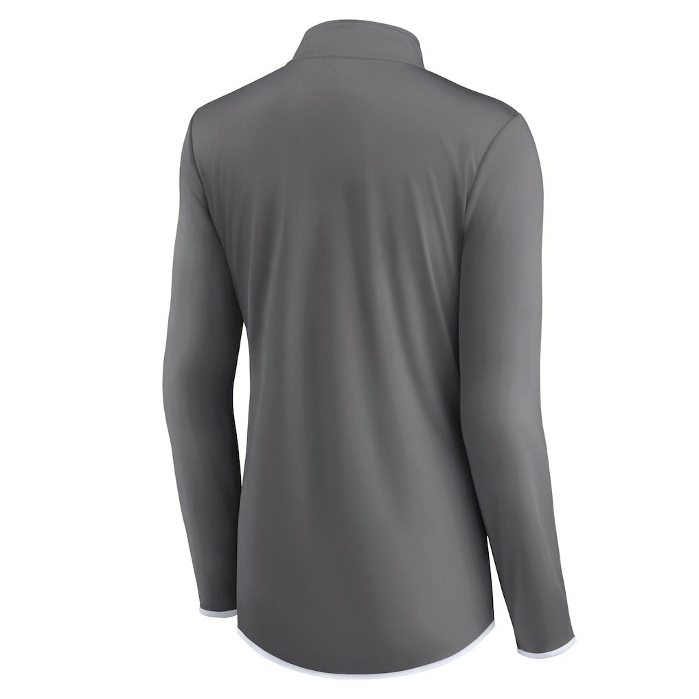 Dallas Cowboys Women's Corner Long Sleeve 1/4 Zip Top - Gray online