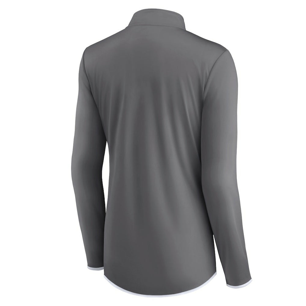 Dallas Cowboys Women's Corner Long Sleeve 1/4 Zip Top - Gray online