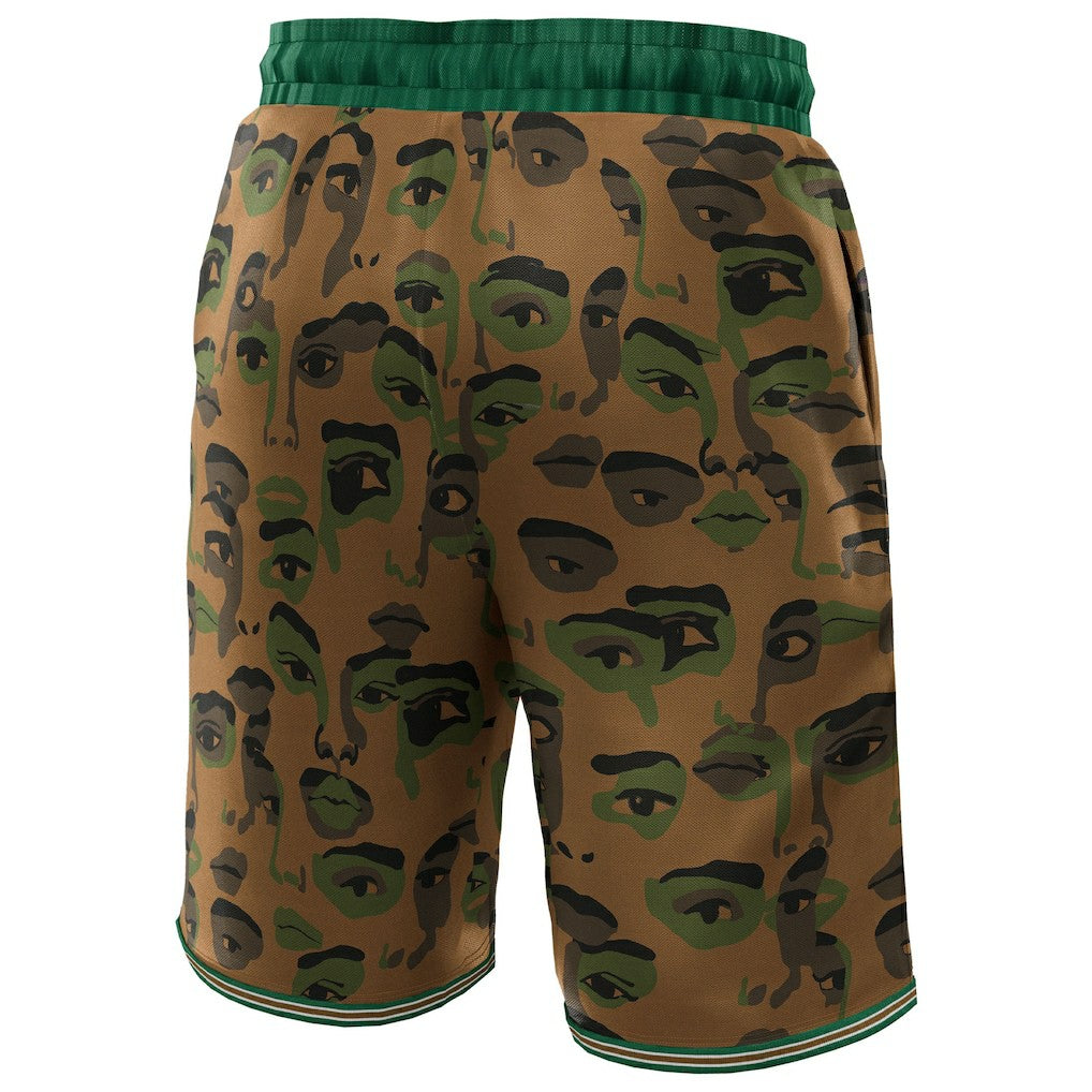 Boston Celtics NBA & KidSuper Studios Unisex Hometown Shorts - Brown online