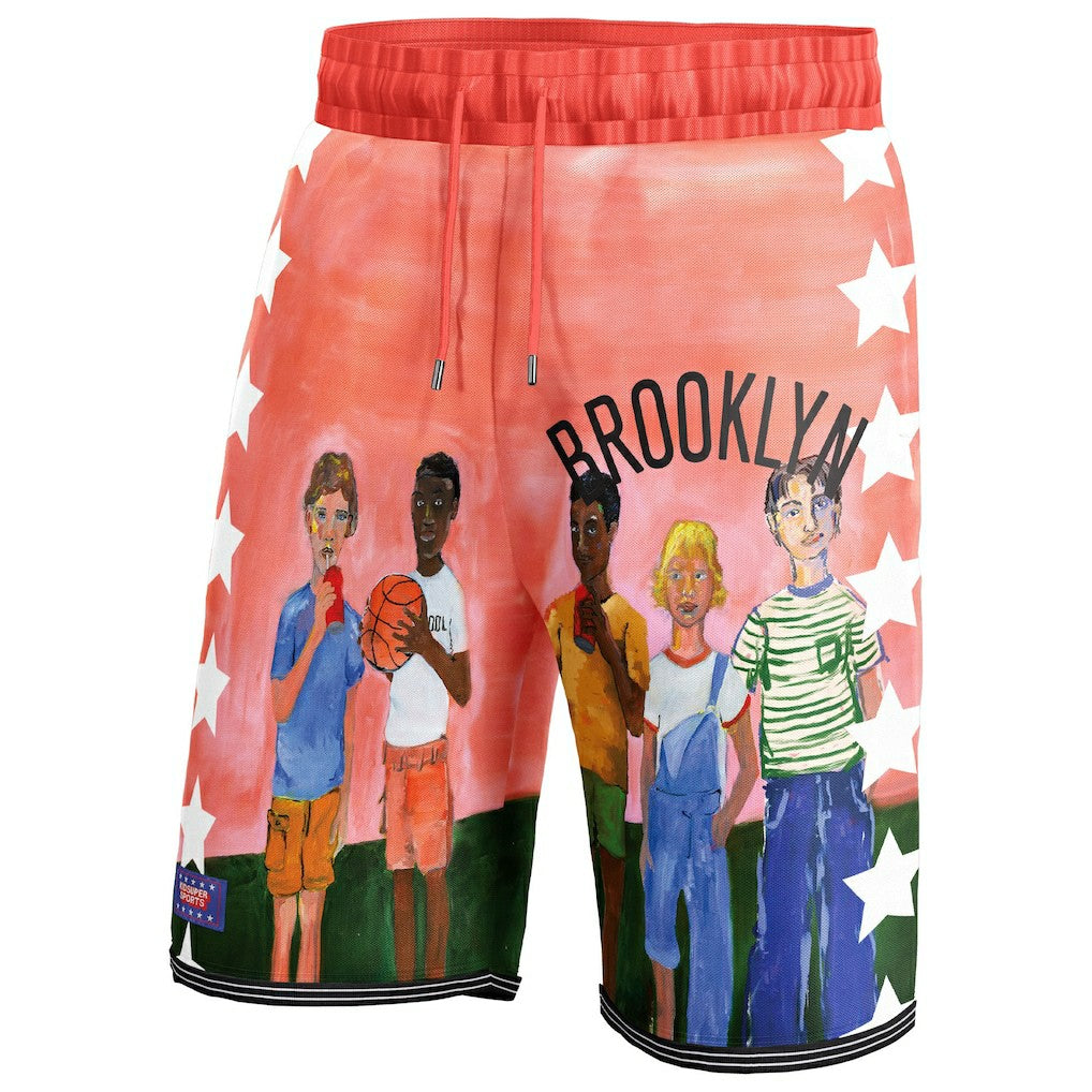 Brooklyn Nets NBA & KidSuper Studios Unisex Hometown Shorts - Black shop