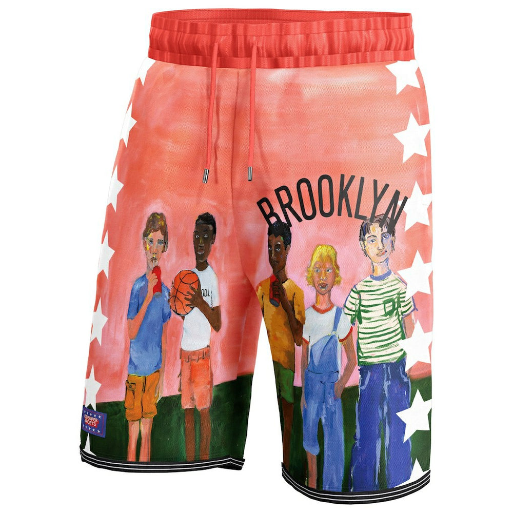 Brooklyn Nets NBA & KidSuper Studios Unisex Hometown Shorts - Black shop