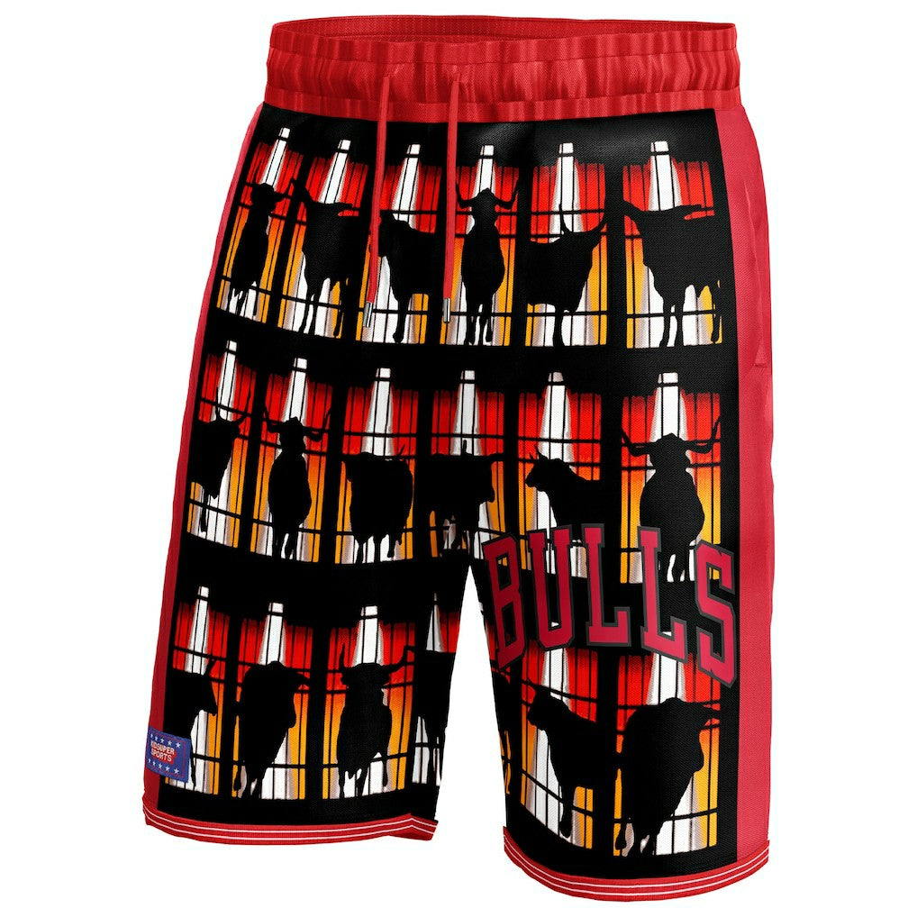 Chicago Bulls NBA & KidSuper Studios Unisex Hometown Shorts - Red online