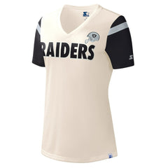 Las Vegas Raiders Starter Women's Kick Start V-Neck T-Shirt - White online