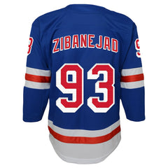 Mika Zibanejad New York Rangers Youth Home Premier Player Jersey - Blue Jerseys