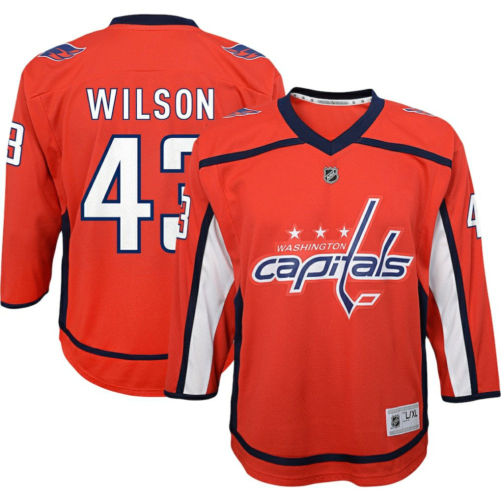 Tom Wilson Washington Capitals Youth Home Replica Player Jersey - Red Jerseys