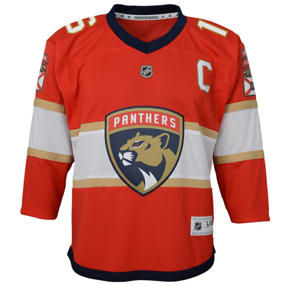 Aleksander Barkov Florida Panthers Youth Home Captain Replica Player Jersey - Red Jerseys