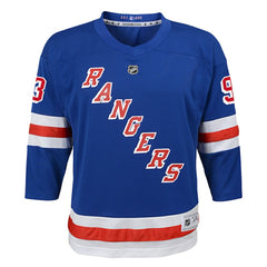 Mika Zibanejad New York Rangers Youth Home Replica Player Jersey - Blue Jerseys