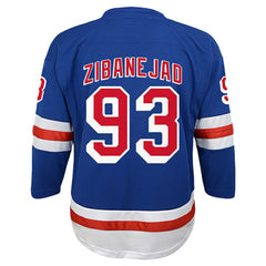 Mika Zibanejad New York Rangers Youth Home Replica Player Jersey - Blue Jerseys
