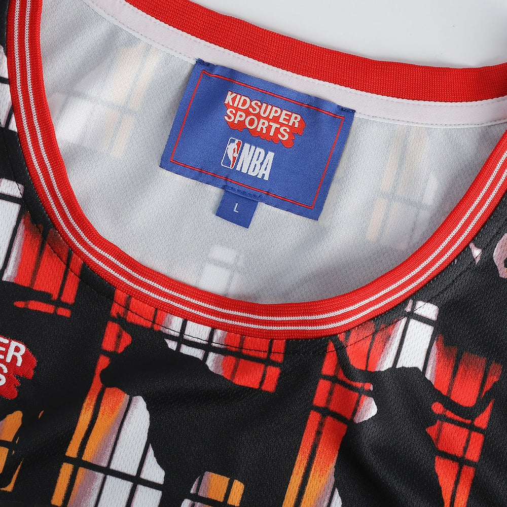 Chicago Bulls NBA & KidSuper Studios Unisex Hometown Jersey sale - Red online