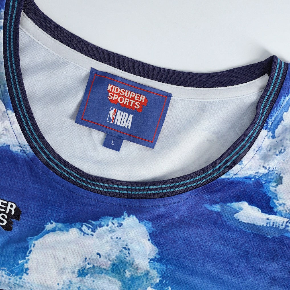 Charlotte Hornets NBA & KidSuper Studios Unisex Hometown Jersey - Blue sale