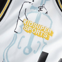 Utah Jazz NBA & KidSuper Studios Unisex Hometown Jersey - White for sale