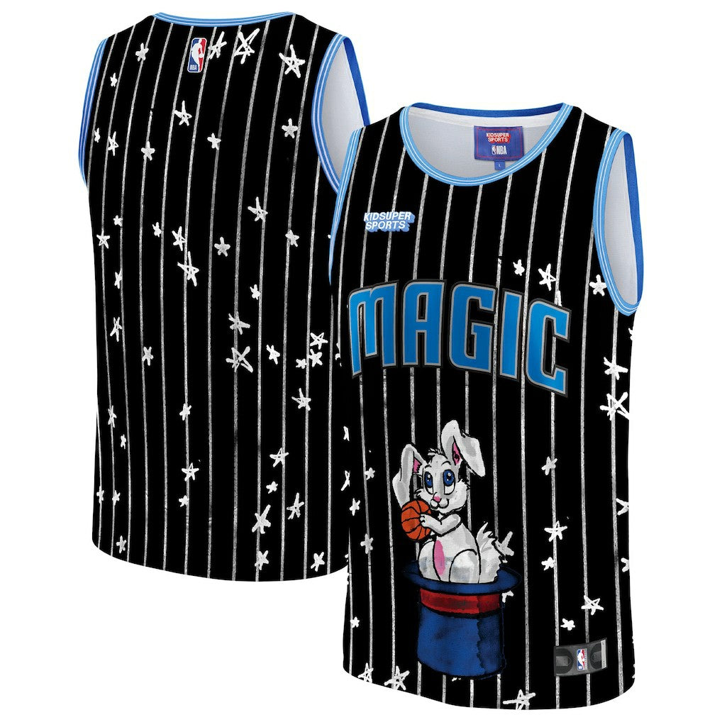 Orlando Magic NBA & KidSuper Studios Unisex Hometown Jersey - Black on sale