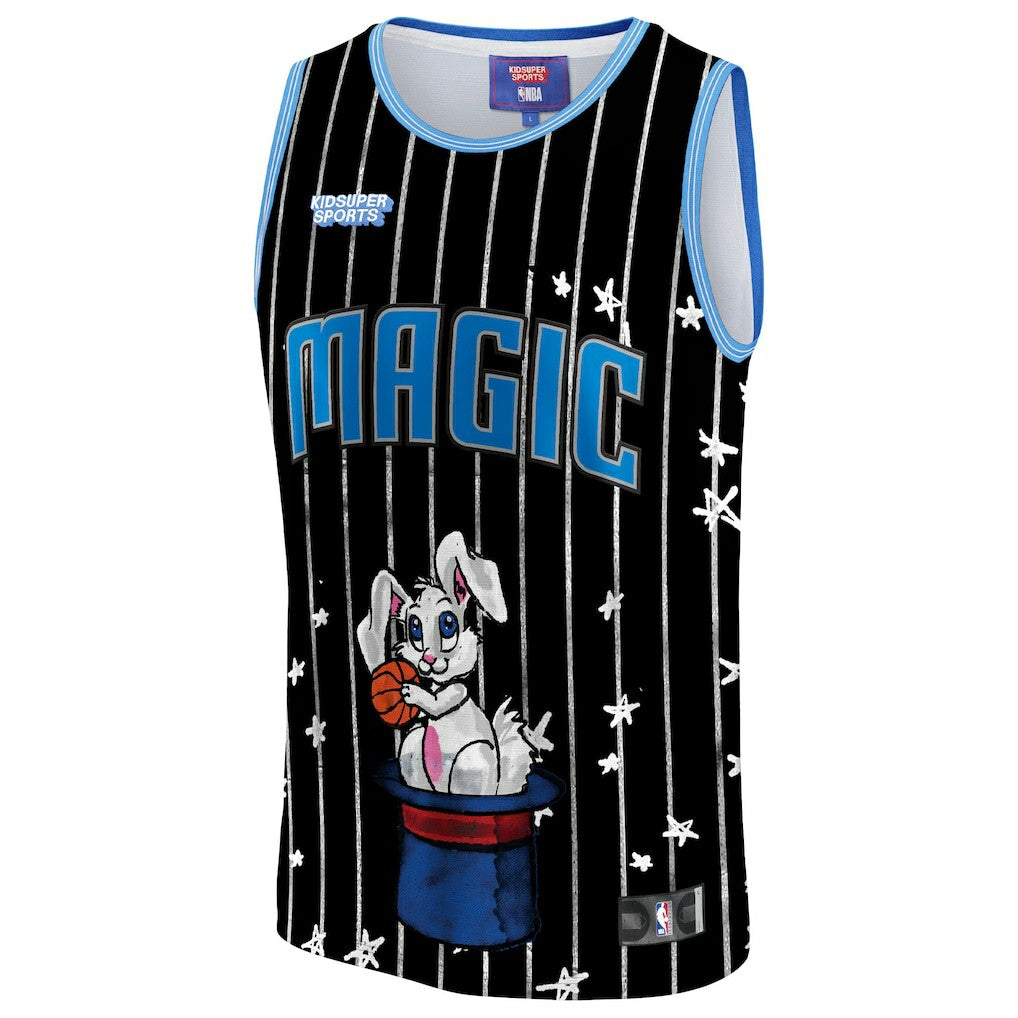 Orlando Magic NBA & KidSuper Studios Unisex Hometown Jersey - Black on sale