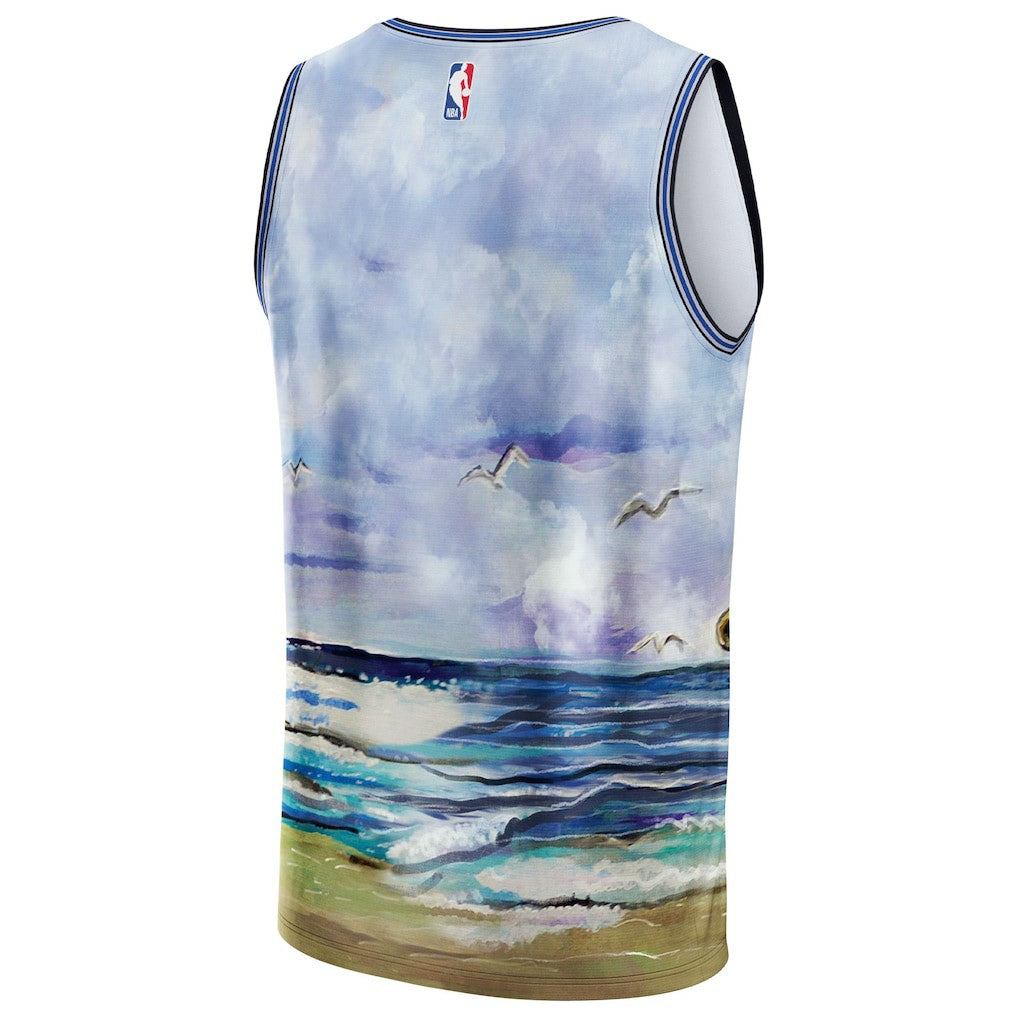 Dallas Mavericks NBA & KidSuper Studios Unisex Hometown Jersey sale - Blue for sale